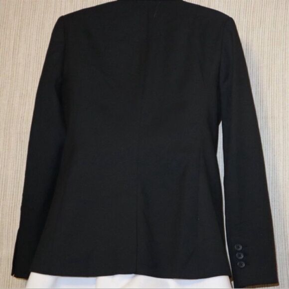 BANANA REPUBLIC classic blazer Size 00P Black Pockets Lined Business - Picture 11 of 13